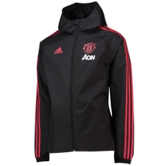 18-19 Manchester United Black Woven Windrunner Jacket