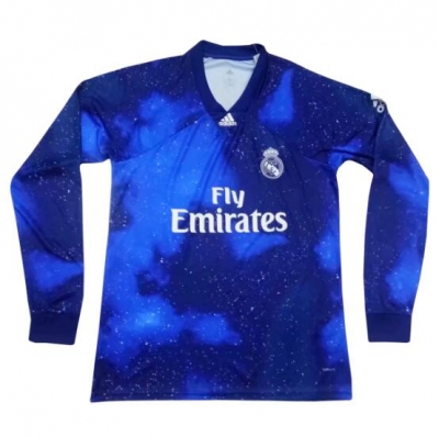 18-19 Real Madrid EA SPORTS Long Sleeve Soccer Jersey Shirt