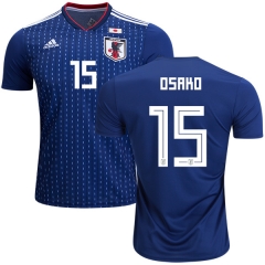 Japan 2018 World Cup YUYA OSAKO 15 Home Soccer Jersey Shirt