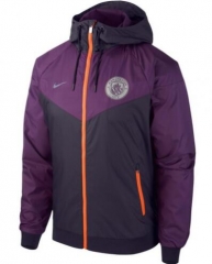 2018/19 Manchester City Purple Windbreaker Jacket