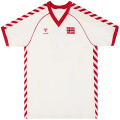 Retro 1984 Norway Kit Away Soccer Jersey