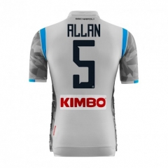18-19 Napoli ALLAN 5 Third Soccer Jersey Shirt