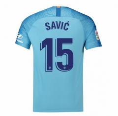 18-19 Atletico Madrid Savic 15 Away Soccer Jersey Shirt