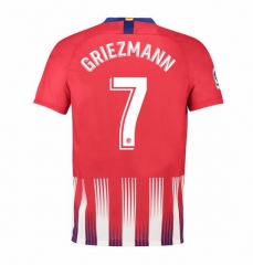 18-19 Atletico Madrid Griezmann 7 Home Soccer Jersey Shirt