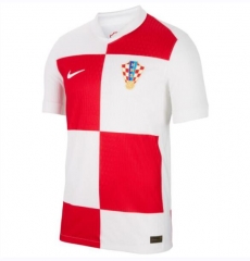 Player Version 2024 Euro Cup Croatia Home Soccer Jersey Shirt