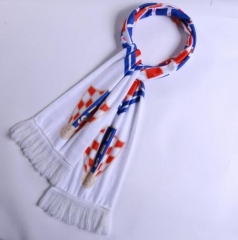 2018 World Cup Croatia Soccer Scarf White