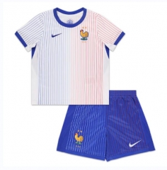 Children 2024 Euro Cup France Away Soccer Kits