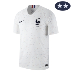 France 2018 World Cup Away 2-Star Soccer Jersey Shirt