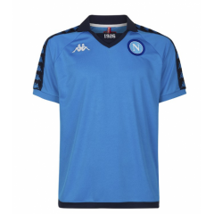 Retro Napoli 18-19 Banda Home Soccer Jersey Shirt