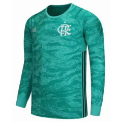 Long Sleeve 19-20 CR Flamengo Green Goalkeeper Soccer Jersey Shirt