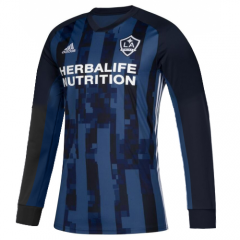 19-20 Los Angeles Galaxy FC Long Sleeve Away Soccer Jersey Shirt Men