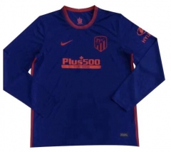 Long Sleeve 20-21 Atletico Madrid Away Soccer Jersey Shirt