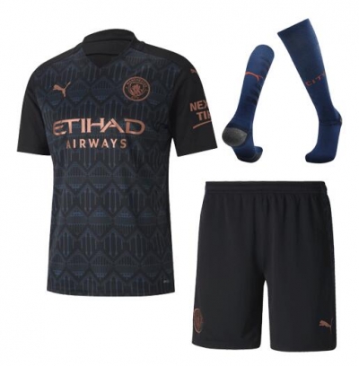 20-21 Manchester City Away Soccer Full Kits