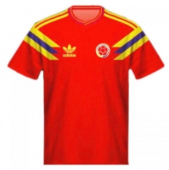 Retro 1990 Colombia Away Soccer Jersey Shirt