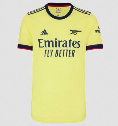 Player Version 21-22 Arsenal Away Soccer Jersey Shirt