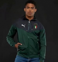 21-22 Italy Green Windbreaker Jacket
