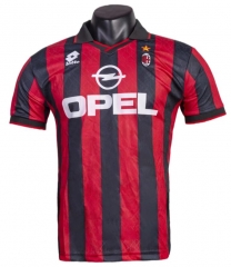 Retro 1995-96 AC Milan Home Soccer Jersey Shirt