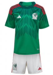 Children 2022 World Cup Mexico Home Soccer Kit