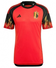 Player Version 2022 World Cup Belgium Home Soccer Jersey Shirt