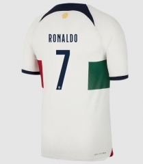 Ronaldo #7 Player Version 2022 World Cup Portugal Away Soccer Jersey Shirt