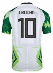 OKOCHA 10 2020 Nigeria Home Soccer Jersey Shirt