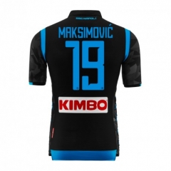 18-19 Napoli MAKSIMOVIC 19 Away Soccer Jersey Shirt