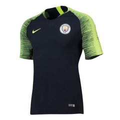 18-19 Manchester City Navy Green Training Shirt - Match