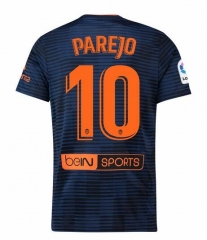 18-19 Valencia PAREJO 10 Away Soccer Jersey Shirt