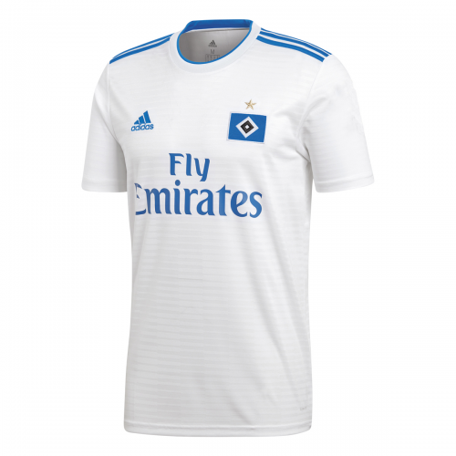 18-19 HSV Hamburg Home Soccer Jersey Shirt